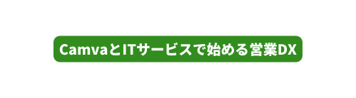 CamvaとITサービスで始める営業DX